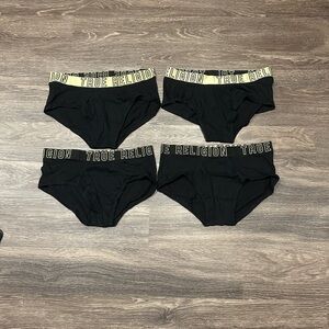 True Religion Men’s Black Briefs